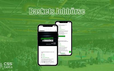 Die neue Baskets Jobbörse powered by CSS belts ist live